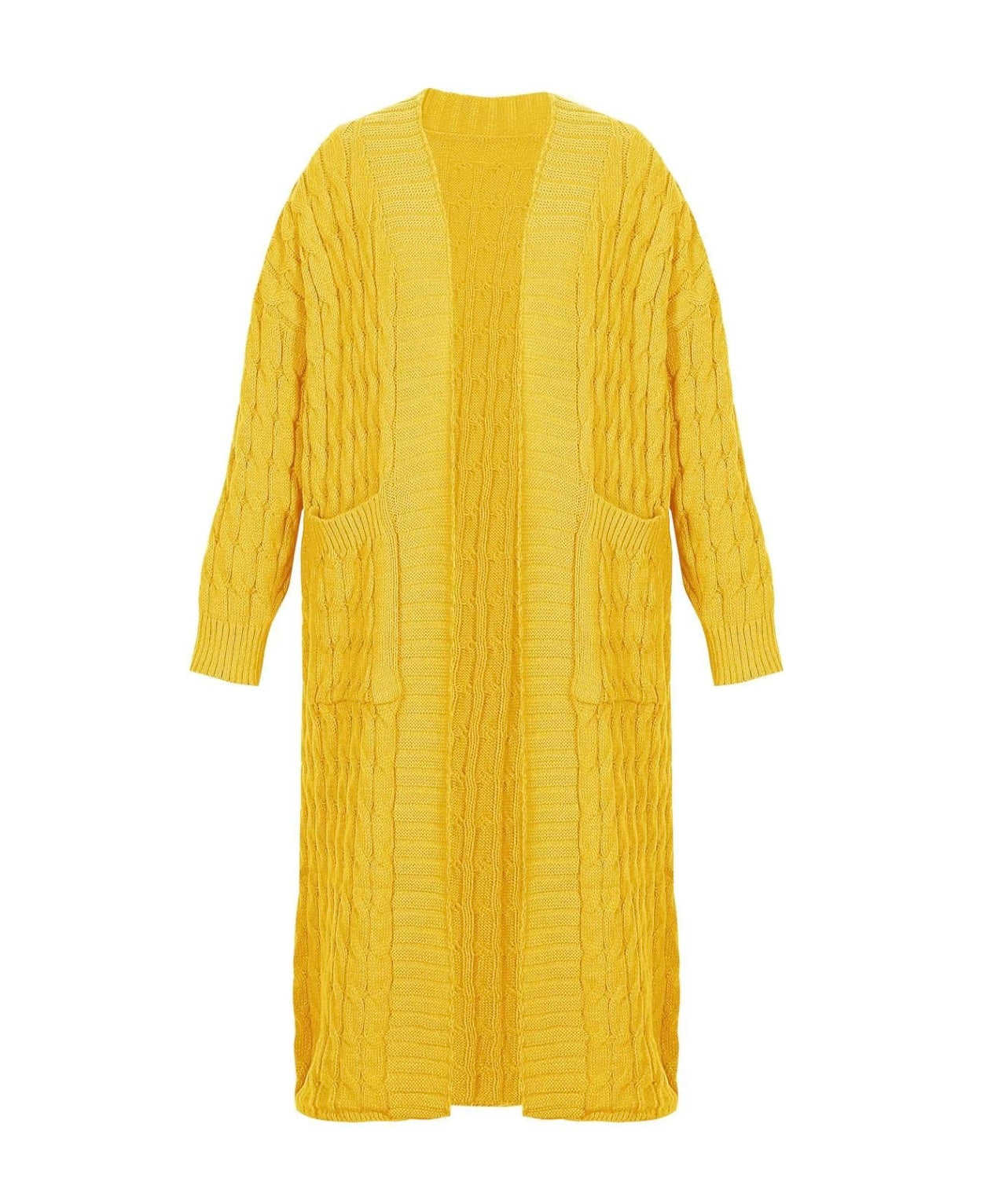 Casual Open Front Knitwear