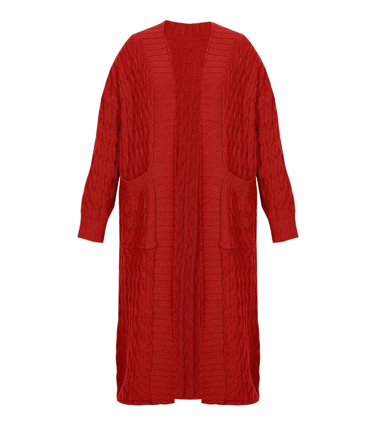 Casual Open Front Knitwear