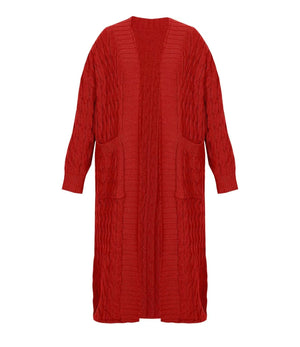 Casual Open Front Knitwear