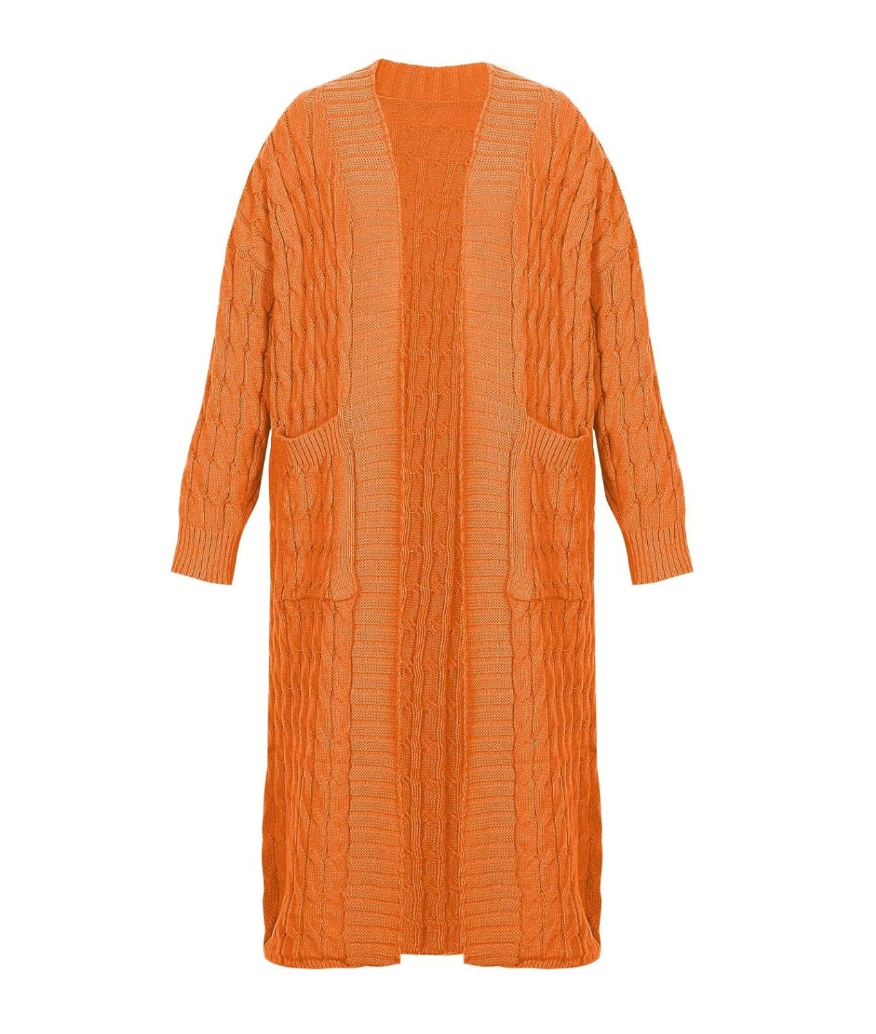 Casual Open Front Knitwear