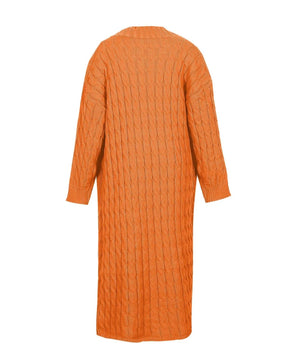 Casual Open Front Knitwear